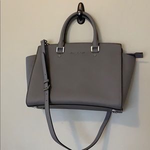 Michael Kors Selma (medium) satchel in grey
